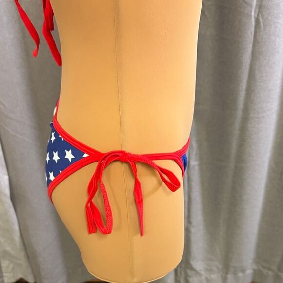 Mine Red and Blue Star Bikini Bottom - Picture 11 of 13